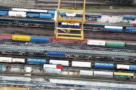 Les camions quittent les rails