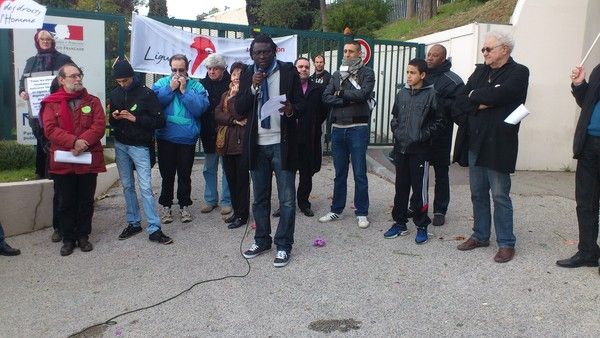 Manifestation contre le racisme à Toulon